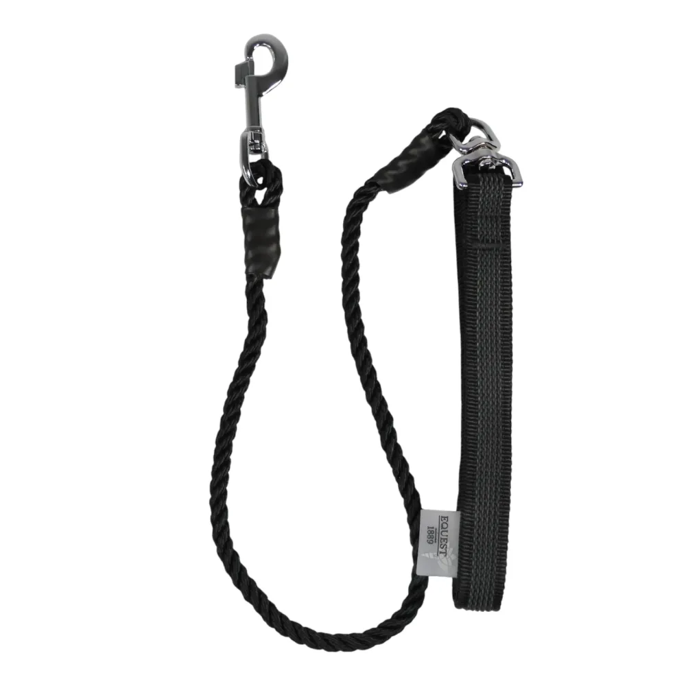 EQuest Führstrick Control Rope Fix Grip - Schwarz -