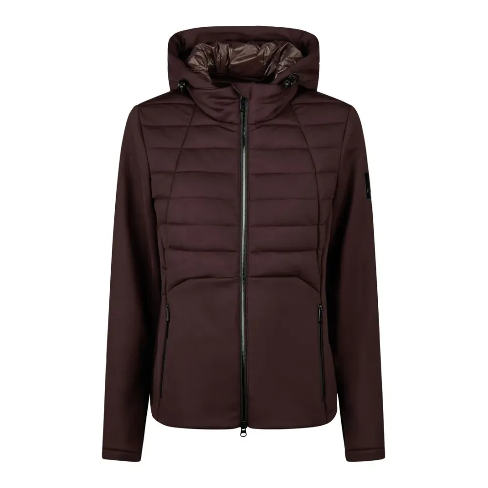 Pikeur Selection Fleecejacke gesteppt Damen Chocolate Brown