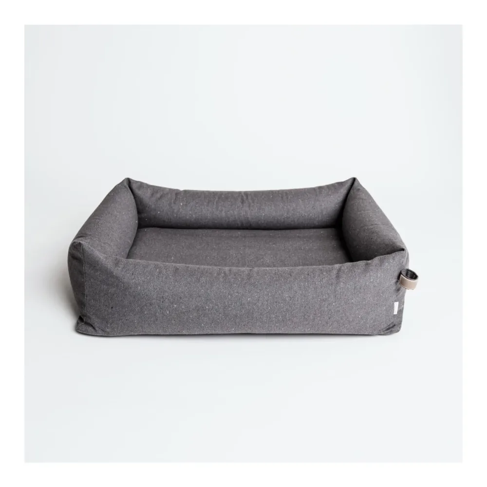 Cloud 7 Hundebett Sleepy Deluxe - Tweed Taupe Grösse LxBxH: S - 75 x 55 x 22 cm, Farbe: Taupe