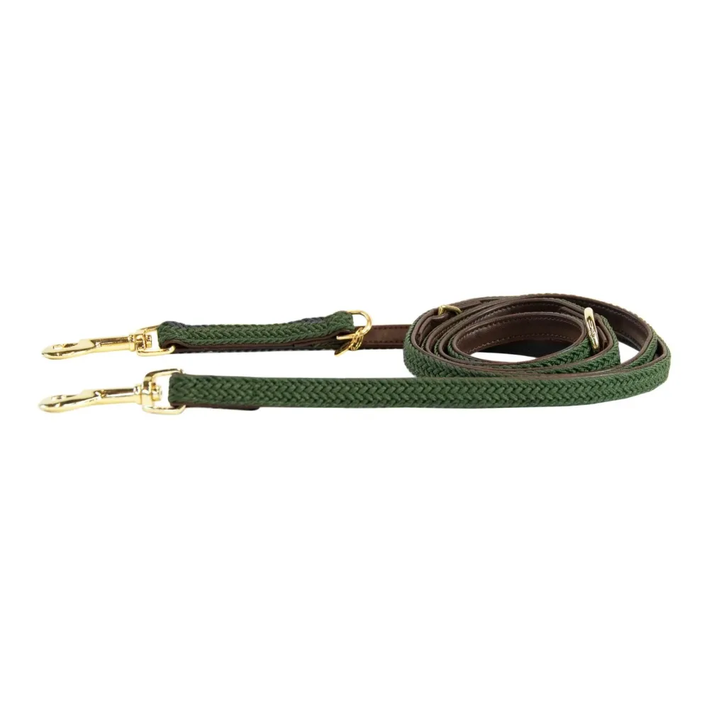 Kentucky Dogwear Hundeleine Nylon geflochten - olive green Farbe: Olive Green, Grösse: 200 cm