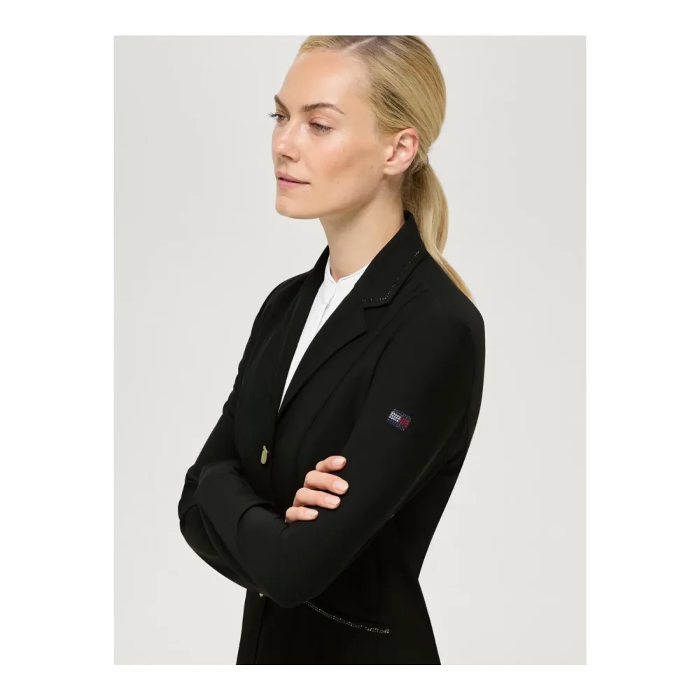 Tommy Hilfiger Equestrian Turnierjacket Costa Rhinestone - Black -  Grösse: L