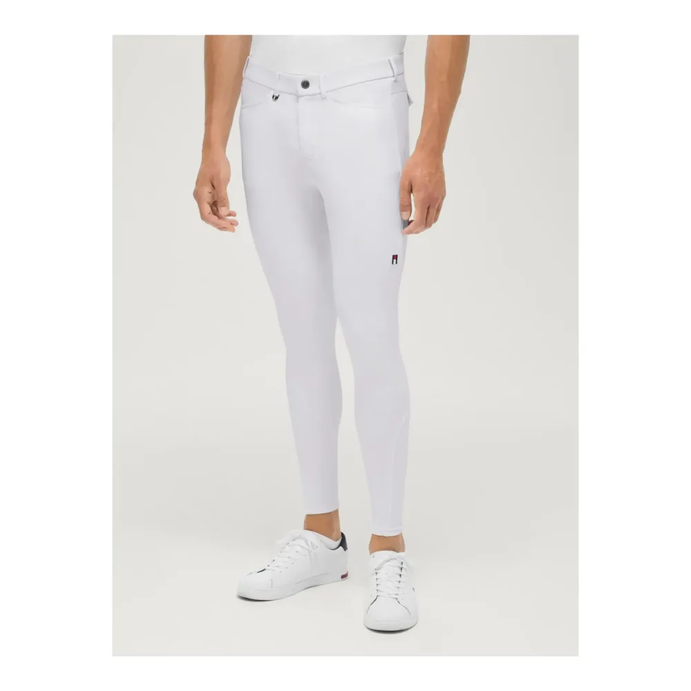 Tommy Hilfiger Equestrian Reithose Stanton Kniebesatz Herren - Optic White -  Farbe: Optic White, Grösse: M