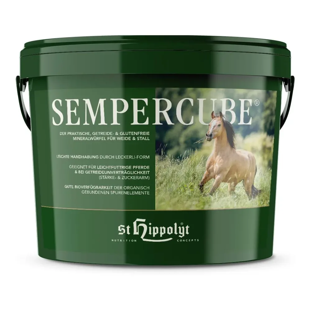 St. Hippolyt SemperCube - Braun/Grün -  Inhalt: 10 kg