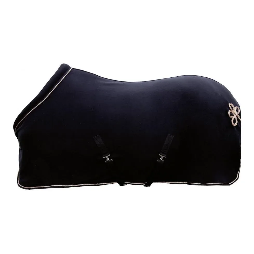 HKM Abschwitzdecke Glamour Style - schwarz/rosegold