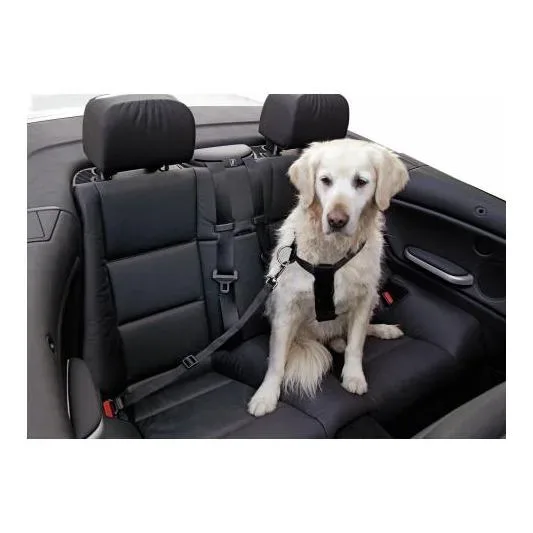 Kerbl Pet Sicherheitsgurt für Hunde - Schwarz -  Brustumfang: 70-90 cm