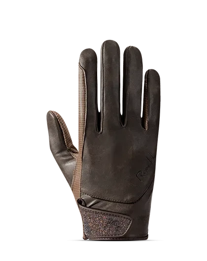 Roeckl Reithandschuh Lusita - mocha antique -  Grösse Handschuhe: 6
