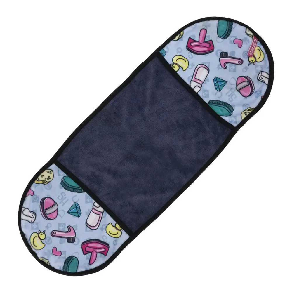 Soulhorse Luxuslappen | Mikrofaser Handtuch mit Eingriff