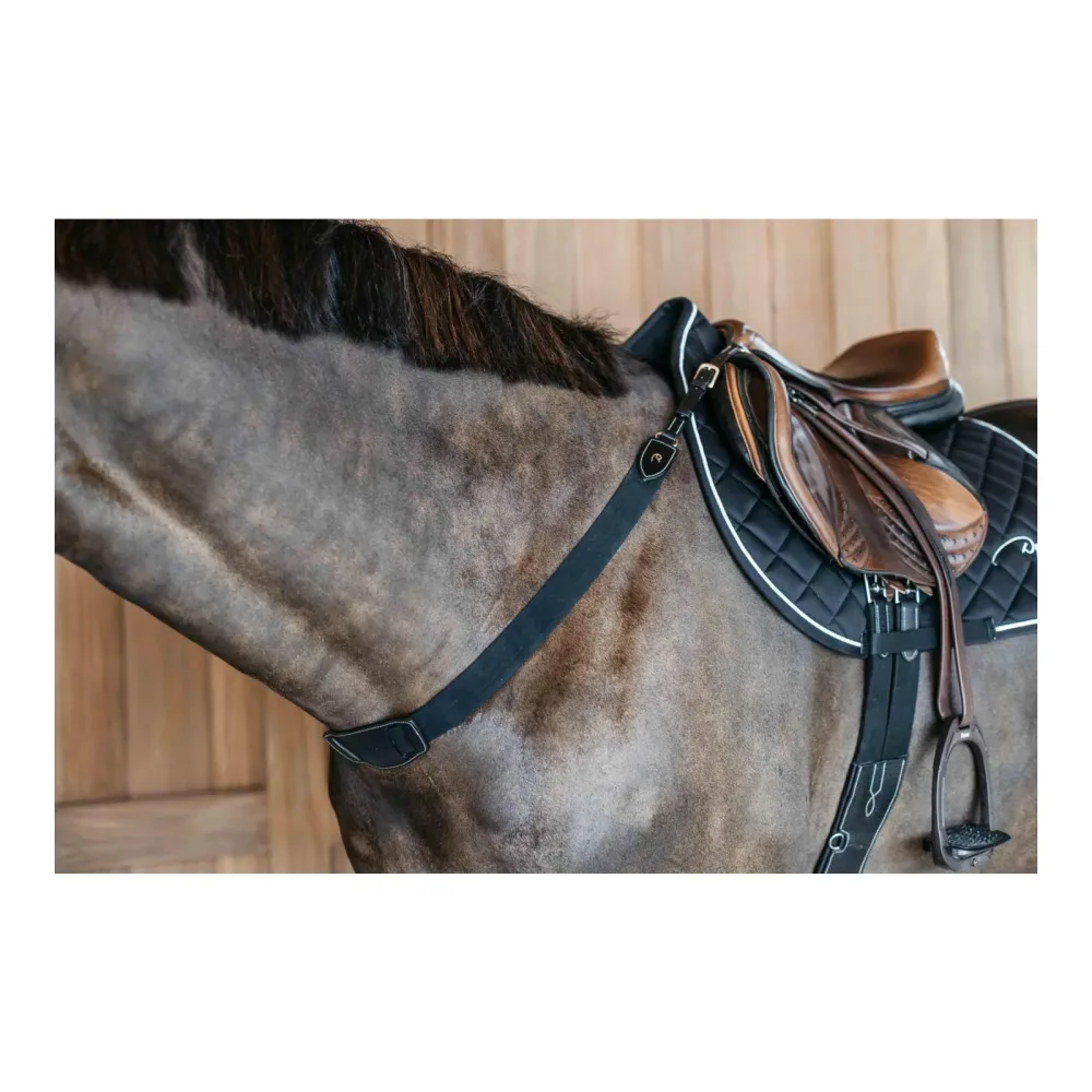 Dy'on Brustband Elastisch D Collection - Schwarz -  Farbe: Schwarz, Grösse Zaum: Full