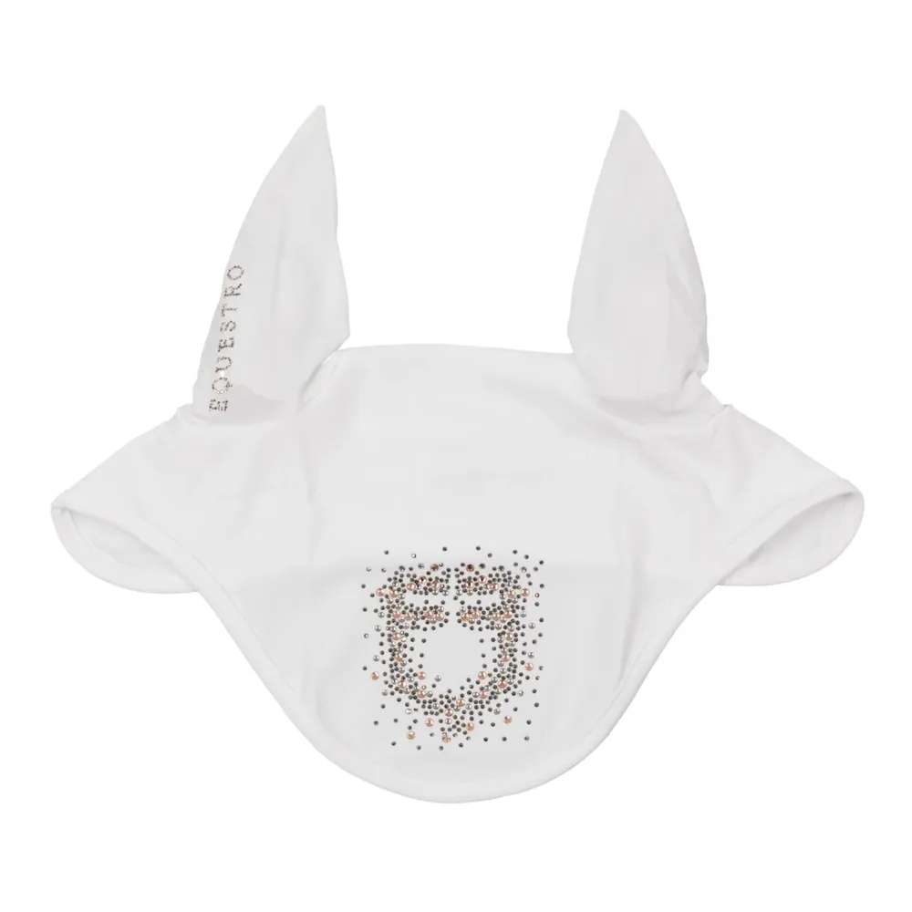 Equestro Ohrengarn Crystal - Weiss -  Grösse: Full, Farbe: Weiss