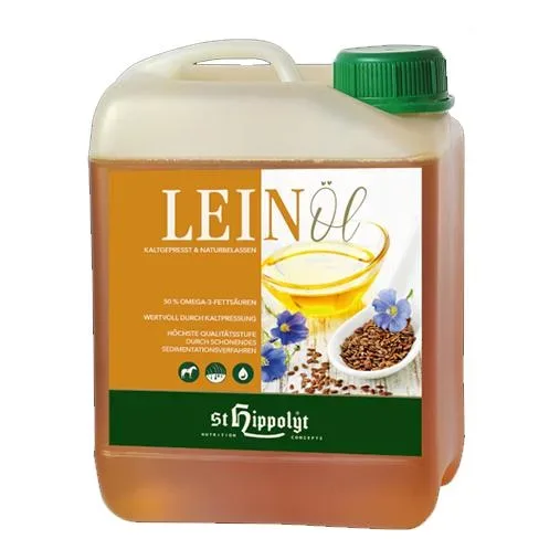 St. Hippolyt Leinöl - Orange -  Inhalt: 5 l