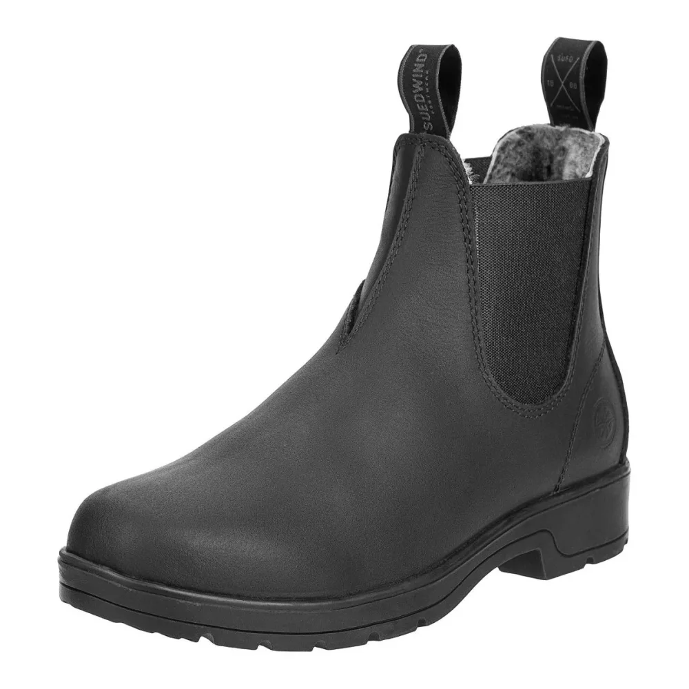 Suedwind Footwear Winter Stall- & Arbeitsschuh 1888 Australian Merino - Schwarz -  Schuhgrösse: 38