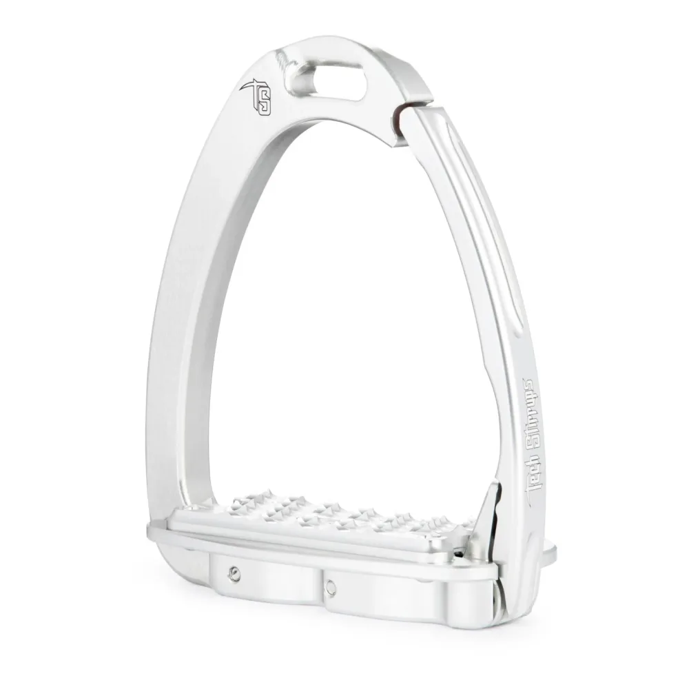 Tech Stirrups Sicherheitssteigbügel Venice EVO (Paar) - silber/silber Farbe: silber/silber, Steigbügel Grösse: Erwachsene