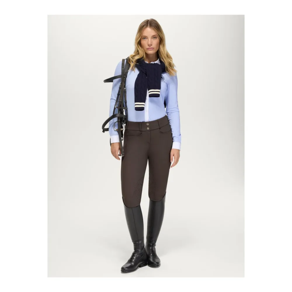 Tommy Hilfiger Equestrian Reithose Mia Kniegrip Damen Cacao