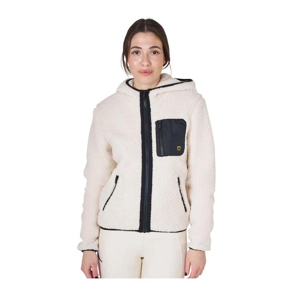 Equestro Teddyfleece Damen - Antique Weiss -  Farbe: Antique Weiss, Grösse: XL