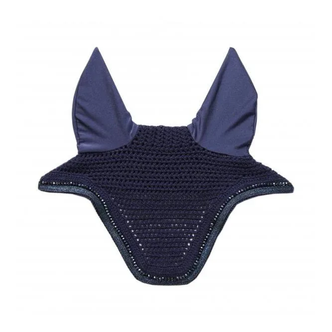 Kentucky Ohrengarn Wellington glitter - navy Grösse Pferd: WB, Farbe: Navy