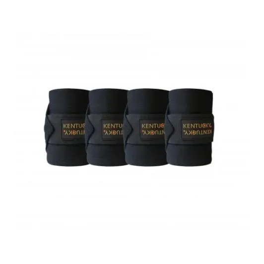 Kentucky Repellent Stall- und Transport-Bandagen (4er-Set) - Schwarz -  Farbe: Schwarz, Grösse Beinschutz: WB