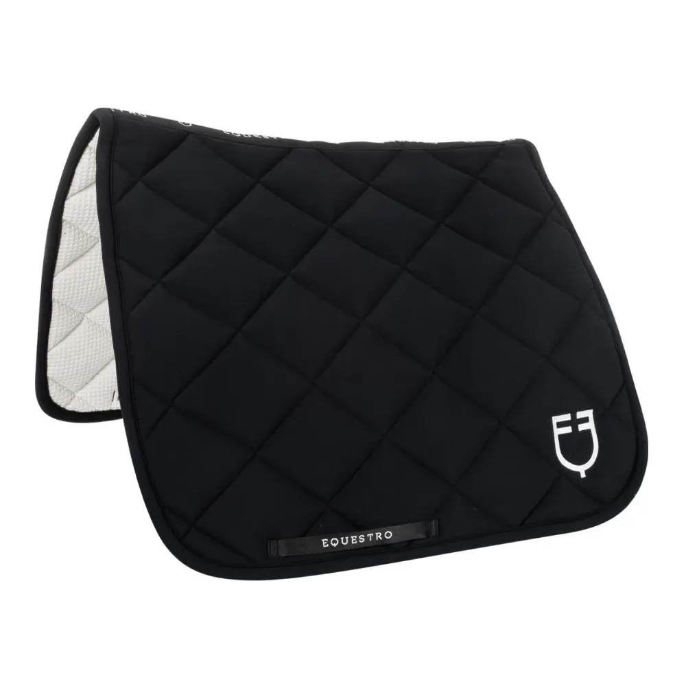 Equestro Dressurschabracke Diamond Logo Black