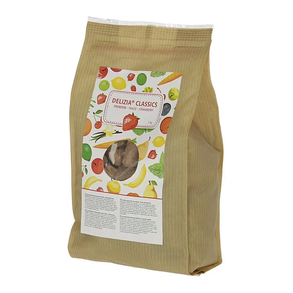 Kerbl Delizia Belohnungswürfel - Erdbeere - Natur -  Inhalt: 3 kg