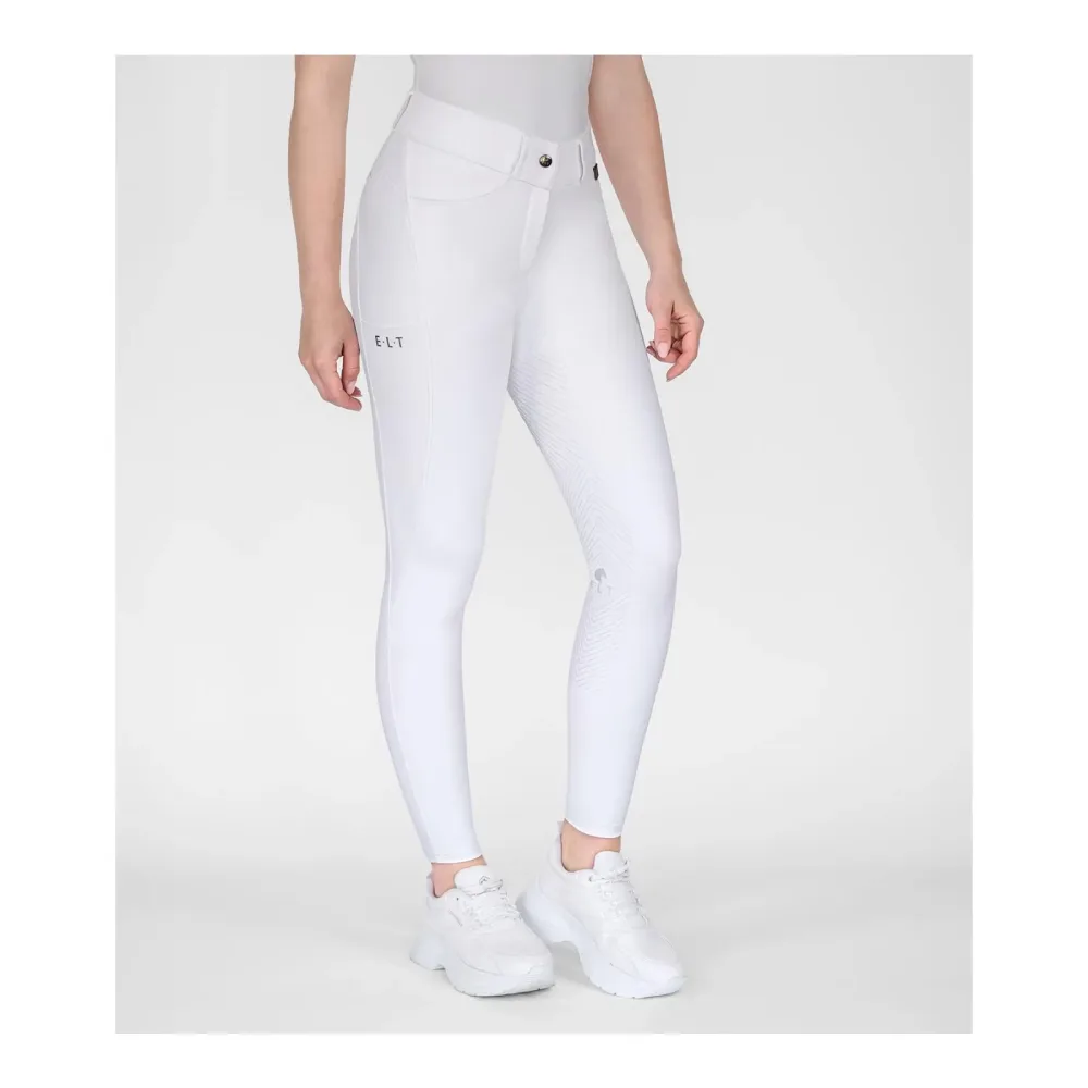 Elt Reithose Comfort Ride Silikon - Weiss -  Farbe: Weiss, Grösse: 34