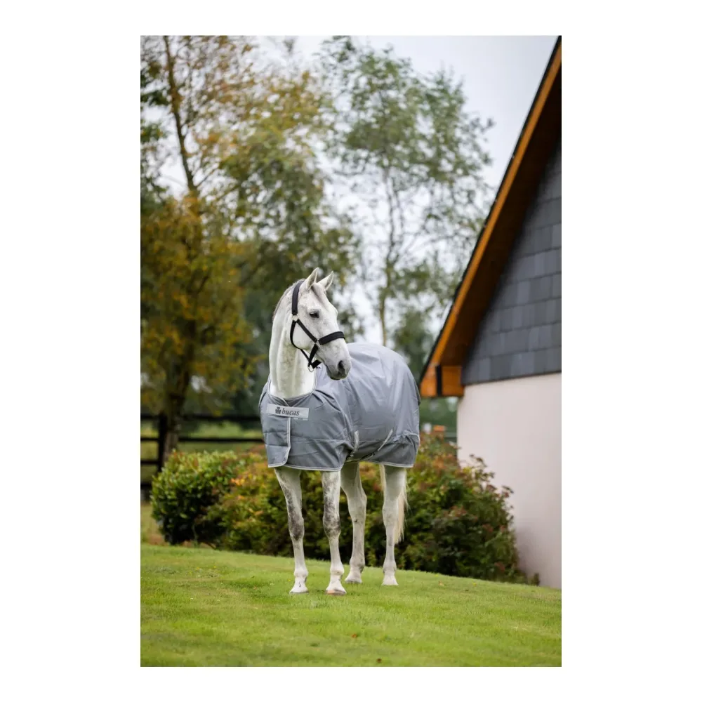 Bucas Weidedecke Smartex Rain - grau Grösse: 135 cm