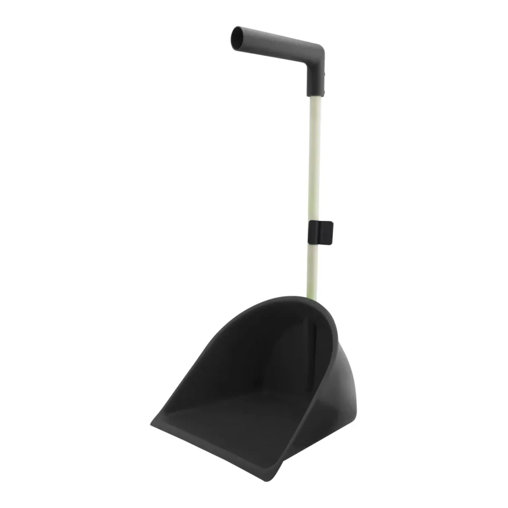 Mainer Mistboy-Schaufel mit Holzstiel - Schwarz -  Länge: 83 cm, Farbe: Schwarz