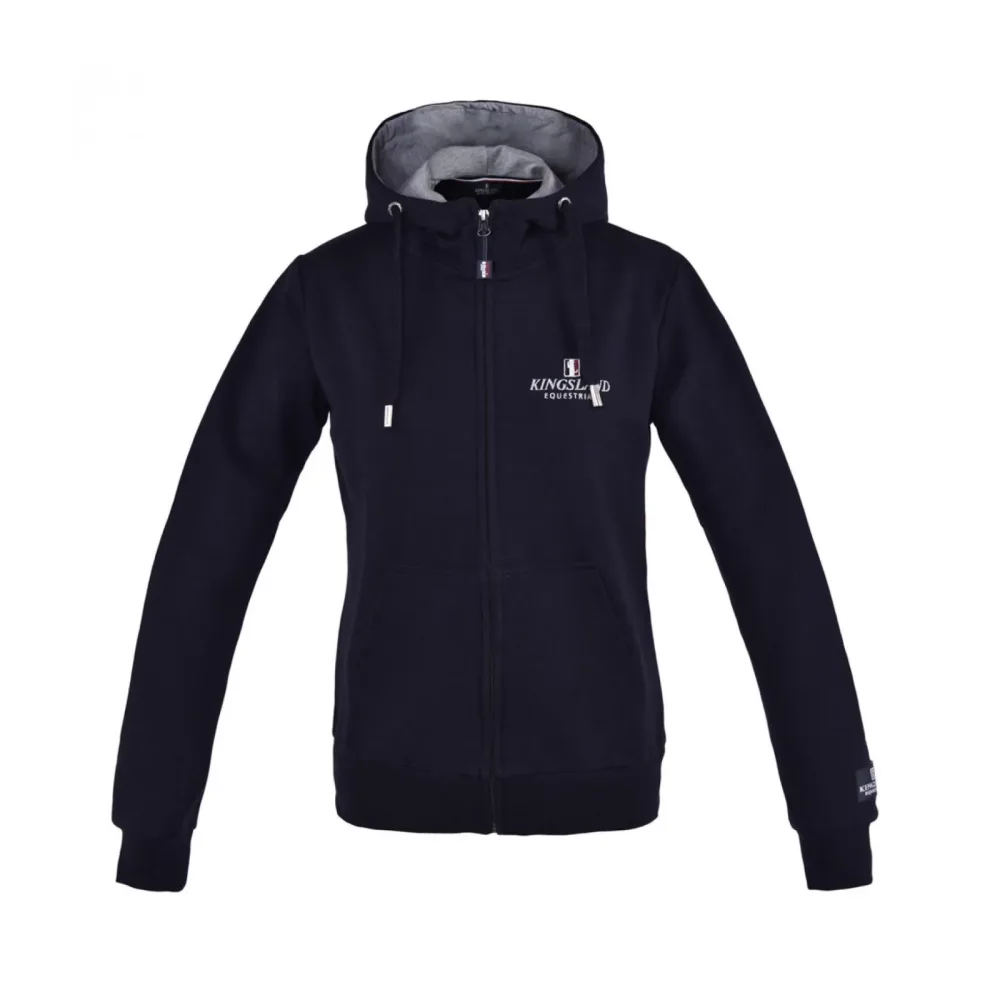 Kingsland Sweatjacke Classic Unisex - navy Farbe: Navy, Grösse Bekleidung Unisex: XXXS