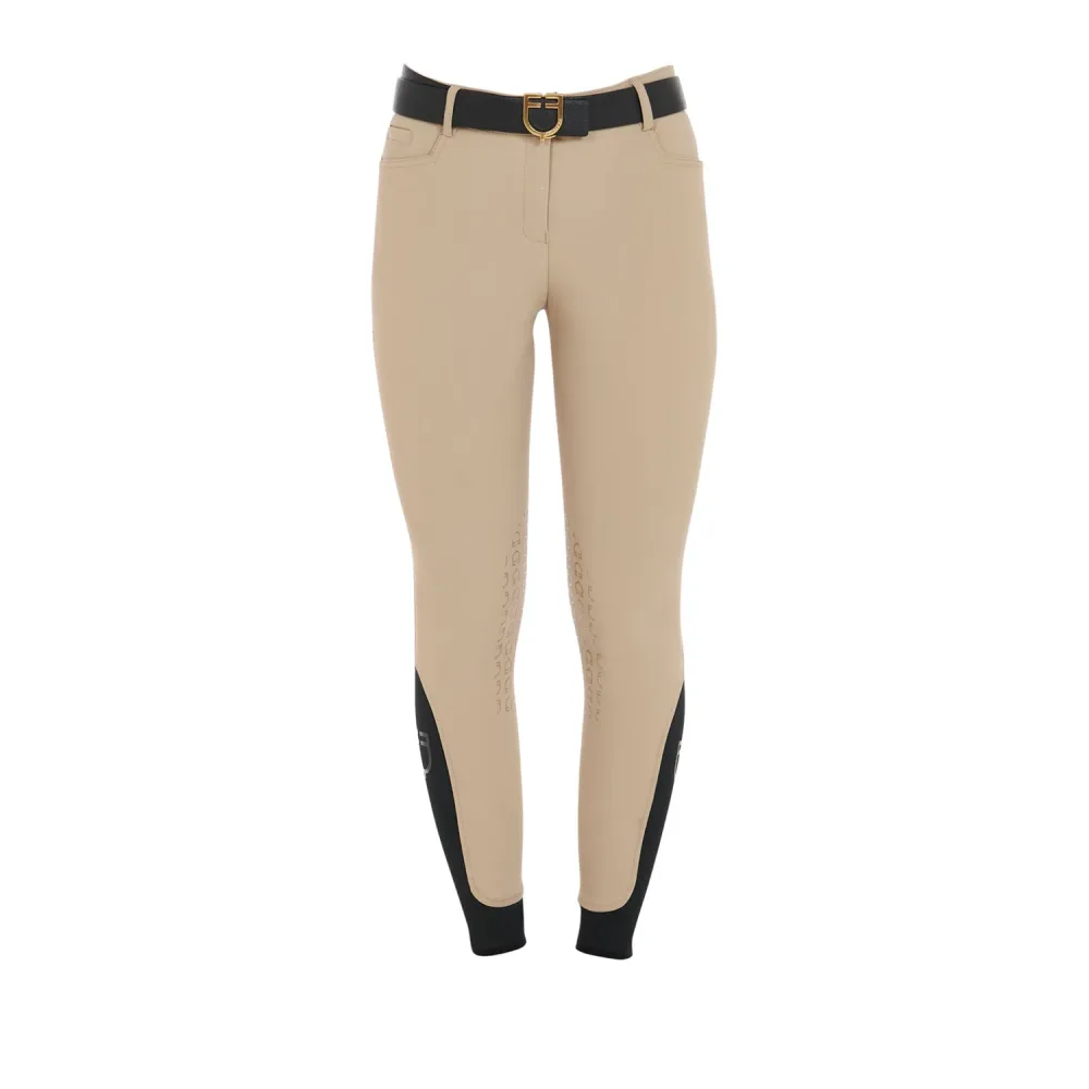 Equestro Reithose Zenda Kniebesatz Damen - Incense -  Kleidergrösse Damen DE/IT: DE: 38 / IT: 44, Farbe: Incense