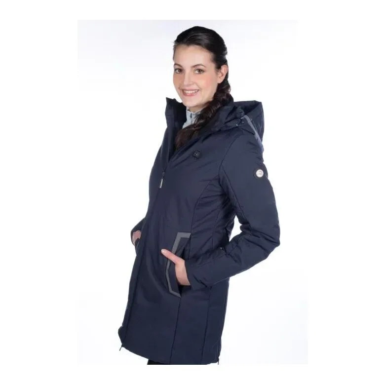 HKM Heizmantel Elegant Style - Dunkelblau -  Farbe: Dunkelblau, Grösse Jacke: M