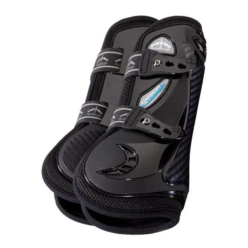 Veredus Sehnenschoner Carbon Gel Vento  - black Farbe: Black, Grösse Beinschutz: M