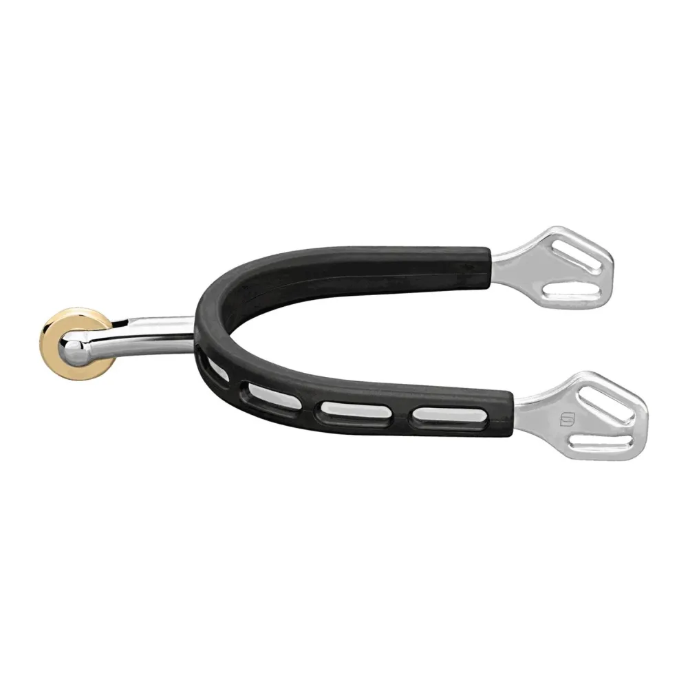 Sprenger Sporen ULTRA fit Extra Grip Comfort Roller - Edelstahl rostfrei, 35 mm abgerundet