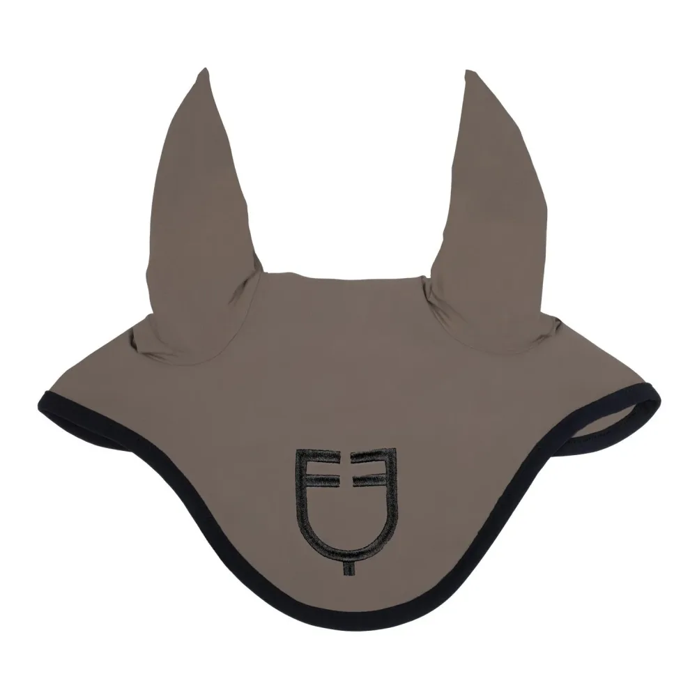 Equestro Ohrengarn Black Line Logo - Walnuss -  Grösse: Full, Farbe: Walnuss