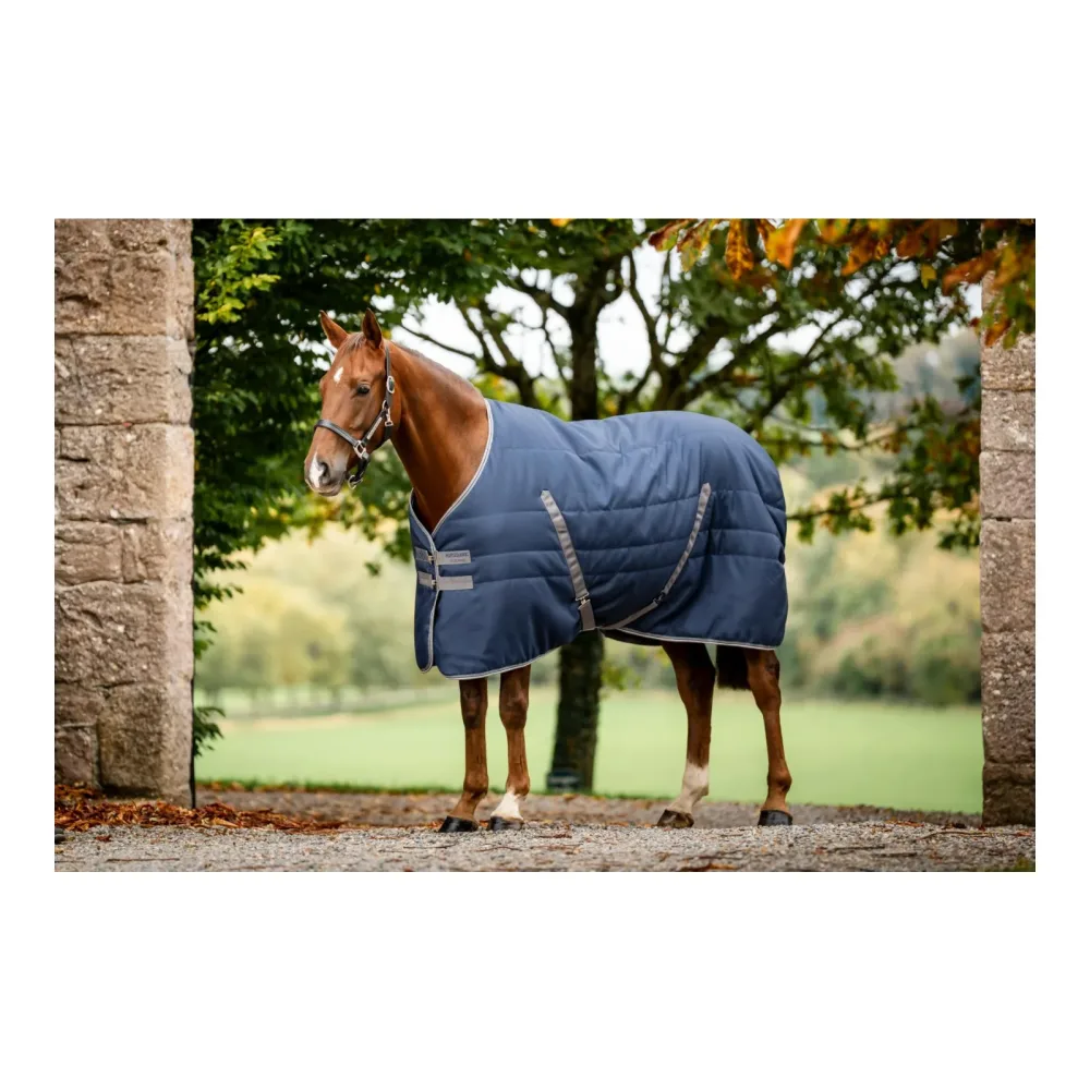 Horseware Rambo Stable 400g Navy/Thunderstorm Grey & Silver