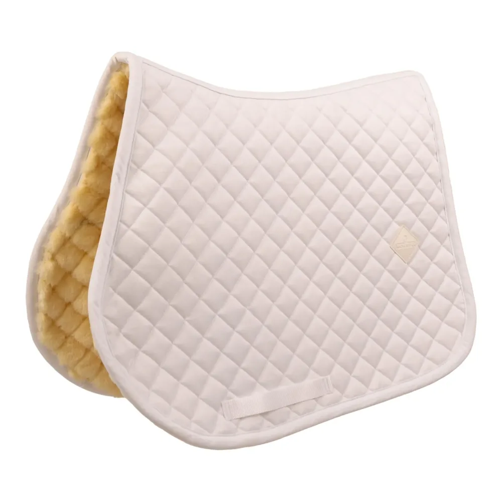 Kentucky Schabracke mit Lammfell Diamand Skin Friendly - Weiss -  Grösse: VS, Farbe: Weiss
