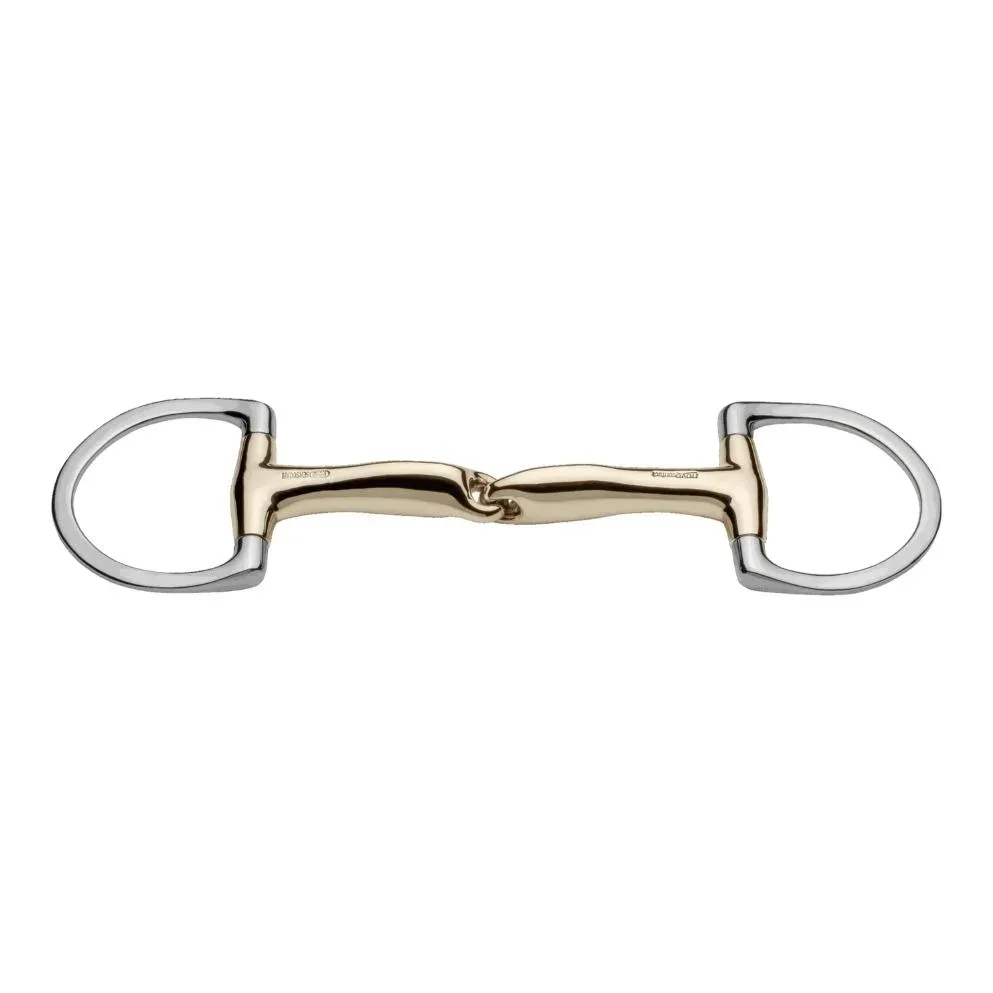 Sprenger Olivenkopfgebiss novocontact mit D-förmigem Ring einfach gebrochen - Sensogan 14mm Gebisslängegrösse: 13.5 cm