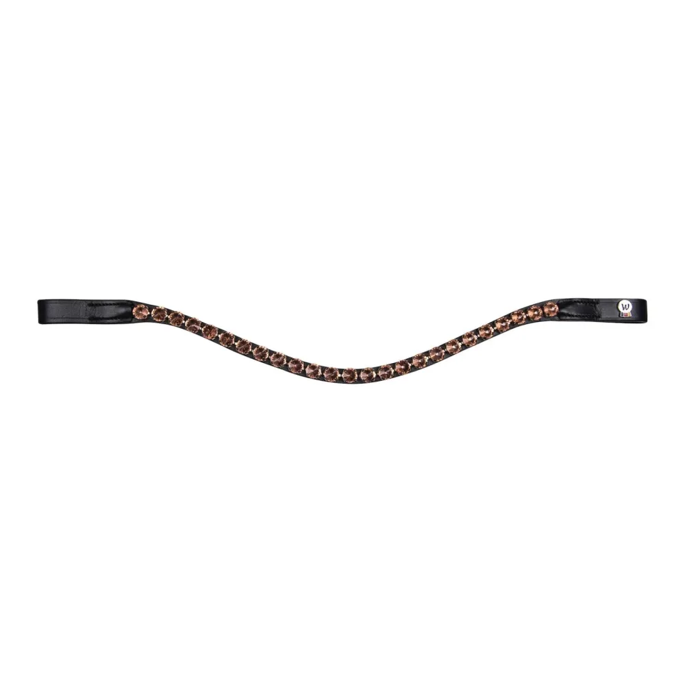 Stirnband Boost X-Line - Schwarz/Roségold -  Grösse: Pony, Farbe: Schwarz/Roségold