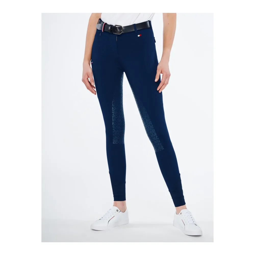 Tommy Hilfiger Equestrian Reithose Performance Vollgrip Damen Desert Sky