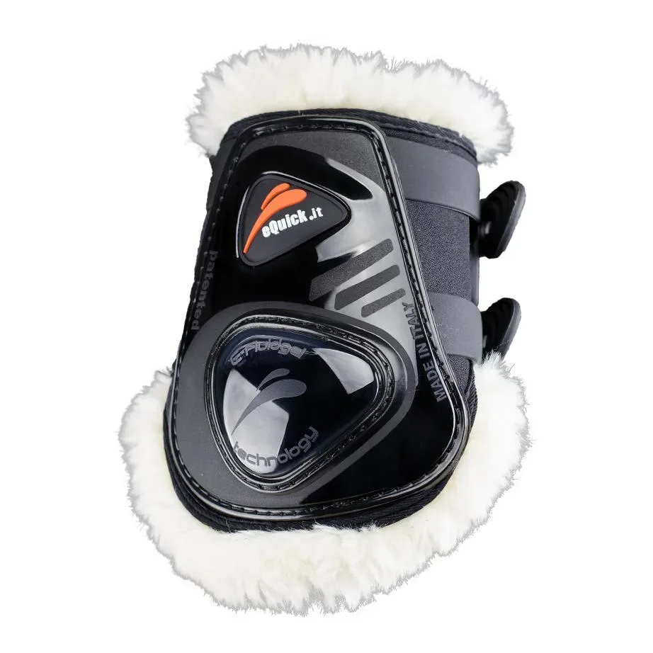 eQuick Streichkappen eSHOCK LEGEND FLUFFY - Braun -  Farbe: Braun, Grösse: M