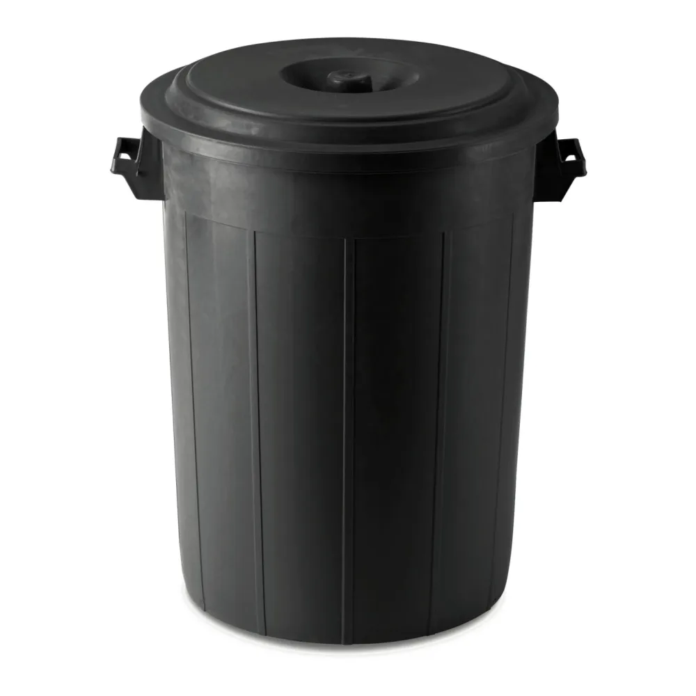 Kerbl Futtertonne - schwarz
