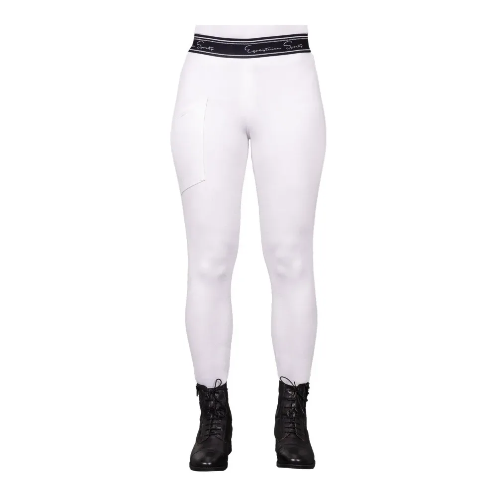QHP Reitlegging Junior Eden Competition Vollbesatz - Weiss -  Grösse Bekleidung Kinder: 152