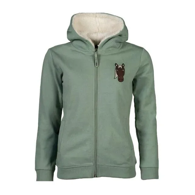 HKM Sweatjacke Mia - Salbei -  Grösse Kinder: 122/128