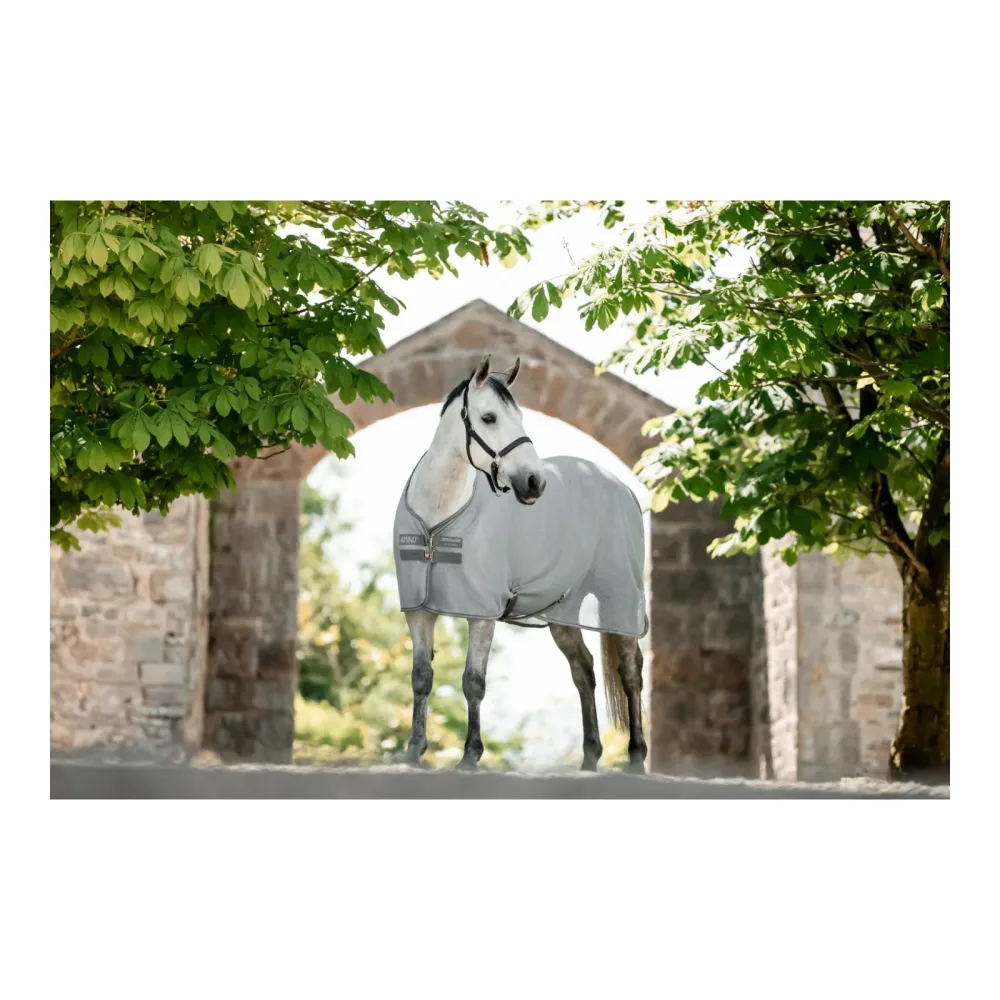 Horseware Abschwitzdecke Amigo AirNet Heather Blue/Titanium Grey & Silver