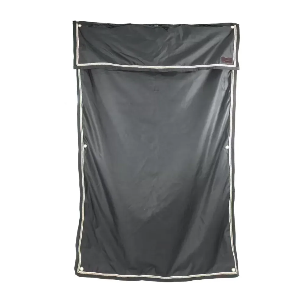 Kentucky Boxenwandvorhang wasserdicht classic - Grau -  Grösse: 135x200cm, Farbe: Grau