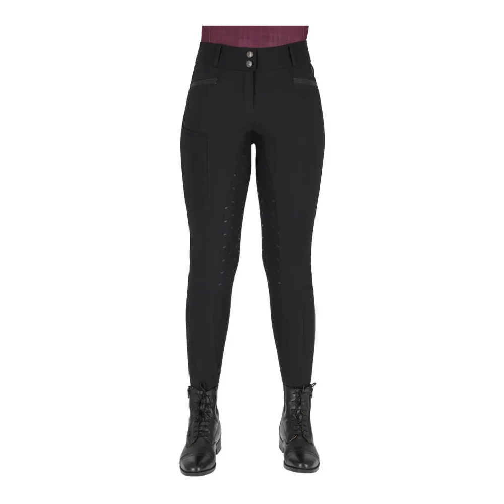 QHP Reithose Zahra Vollbesatz - Schwarz -  Grösse: 40