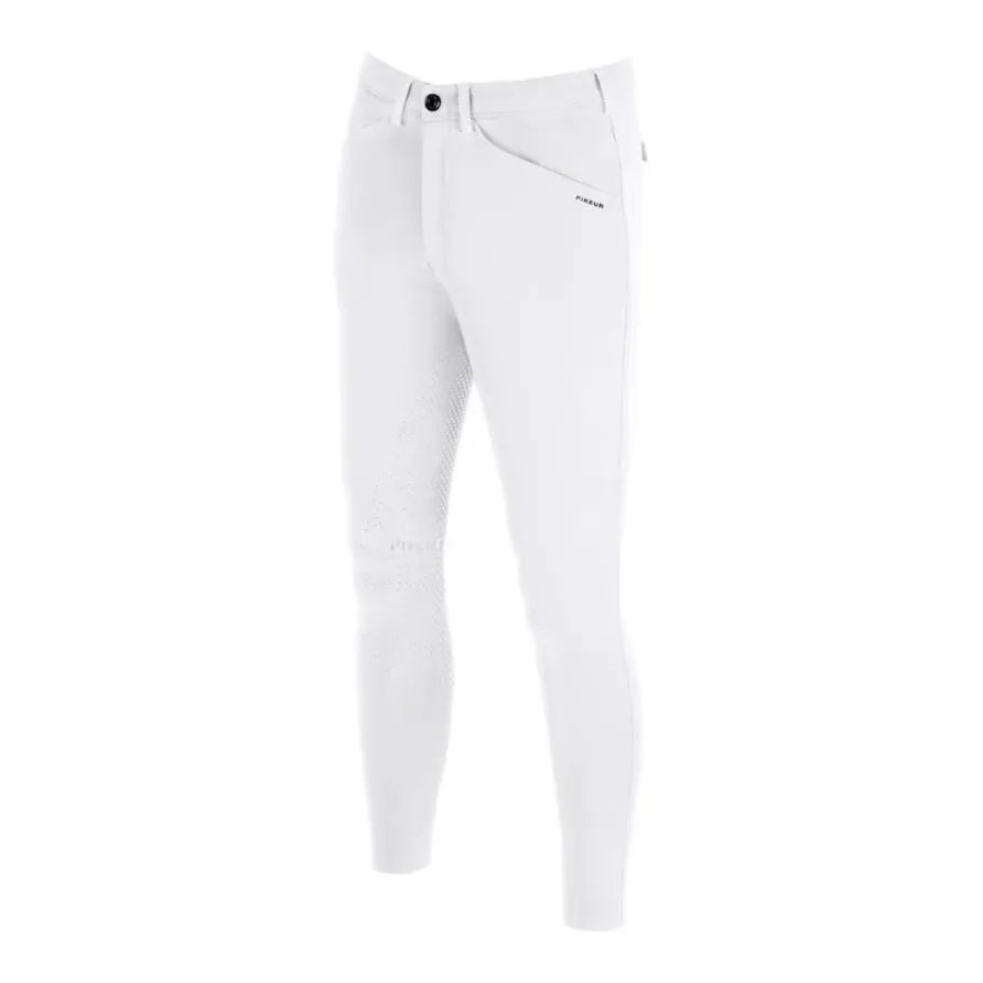 Pikeur Reithose New Rodrigo Vollbesatz GripTec Herren - White -  Farbe: White, Grösse Bekleidung Herren: 52