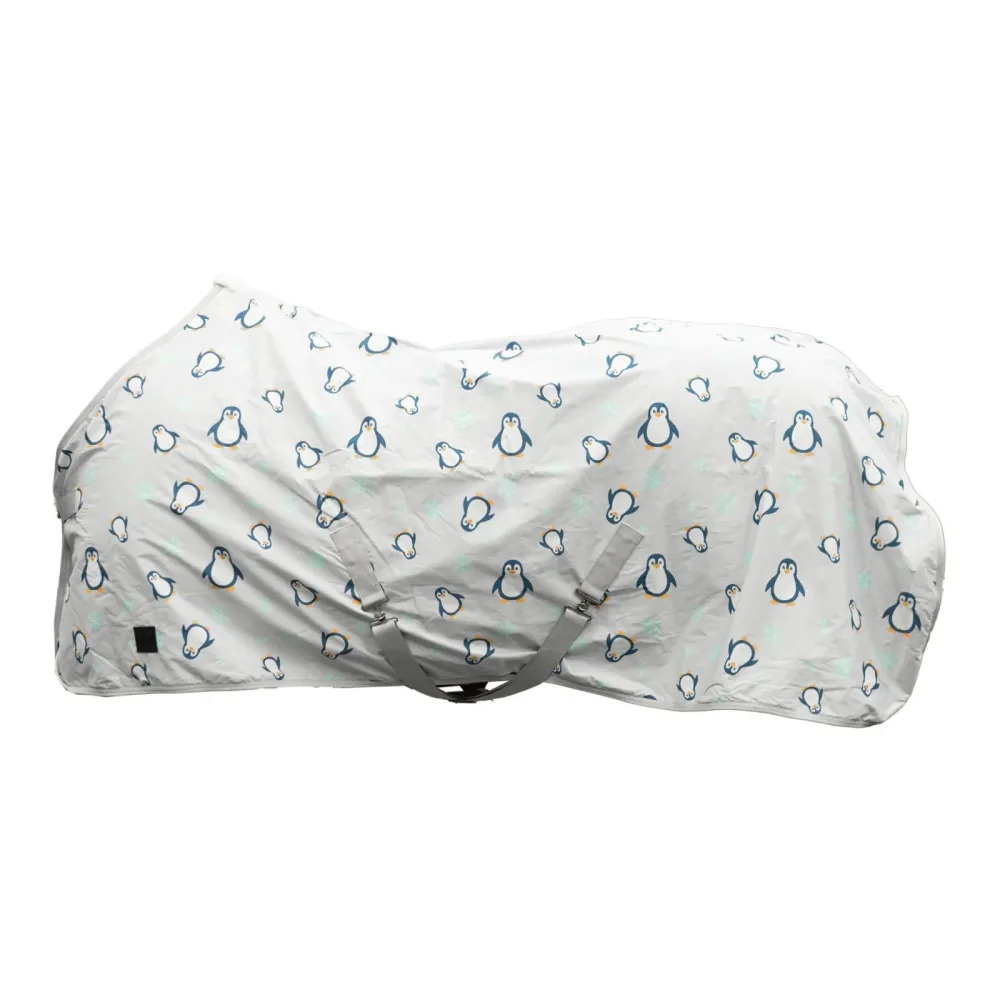 HKM Abschwitzdecke Penguin Grau/Blau