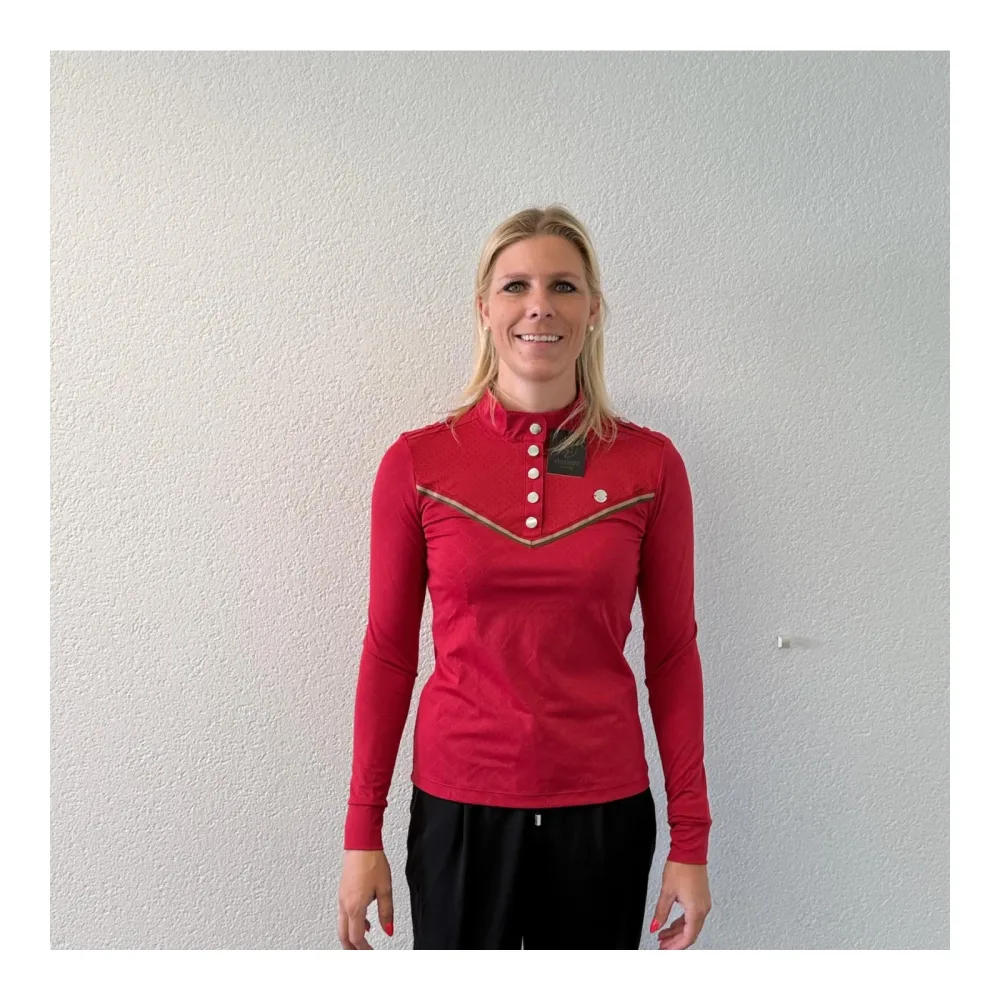 Soulhorse Funktionsshirt Chroma - Ruby Red -  Farbe: Ruby Red, Grösse: L