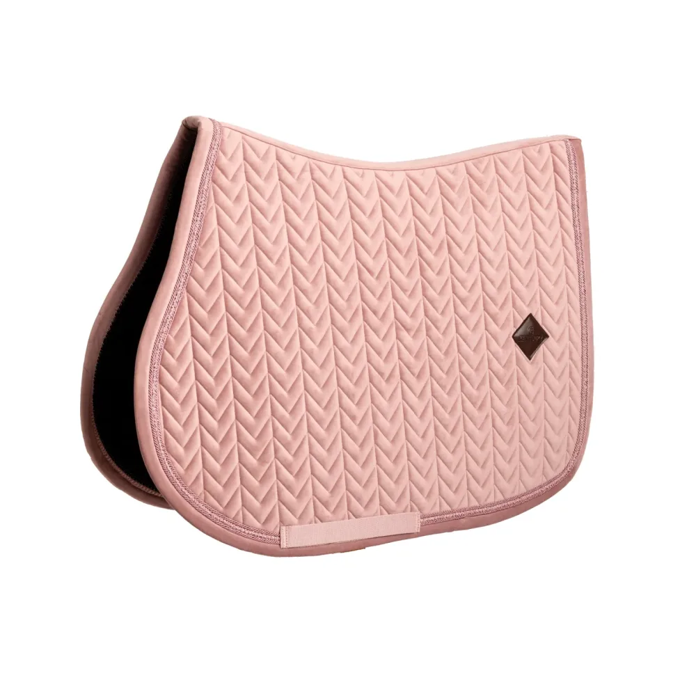 Kentucky Schabracke Velvet Mini-Pearls - Old Rose -  Farbe: Old Rose, Grösse: Pony