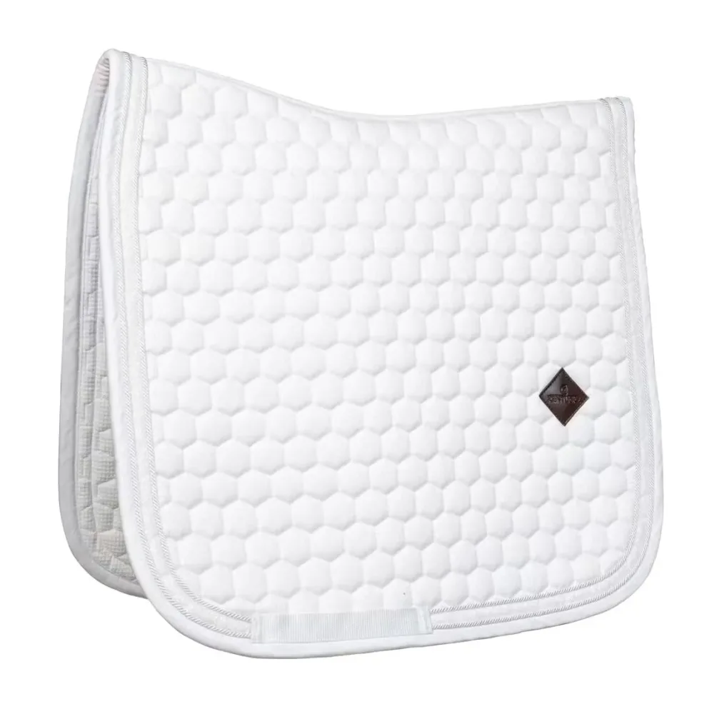Kentucky Schabracke glitzer band Dressur - Weiss/Weiss -  Grösse: One Size, Farbe: Weiss/Weiss