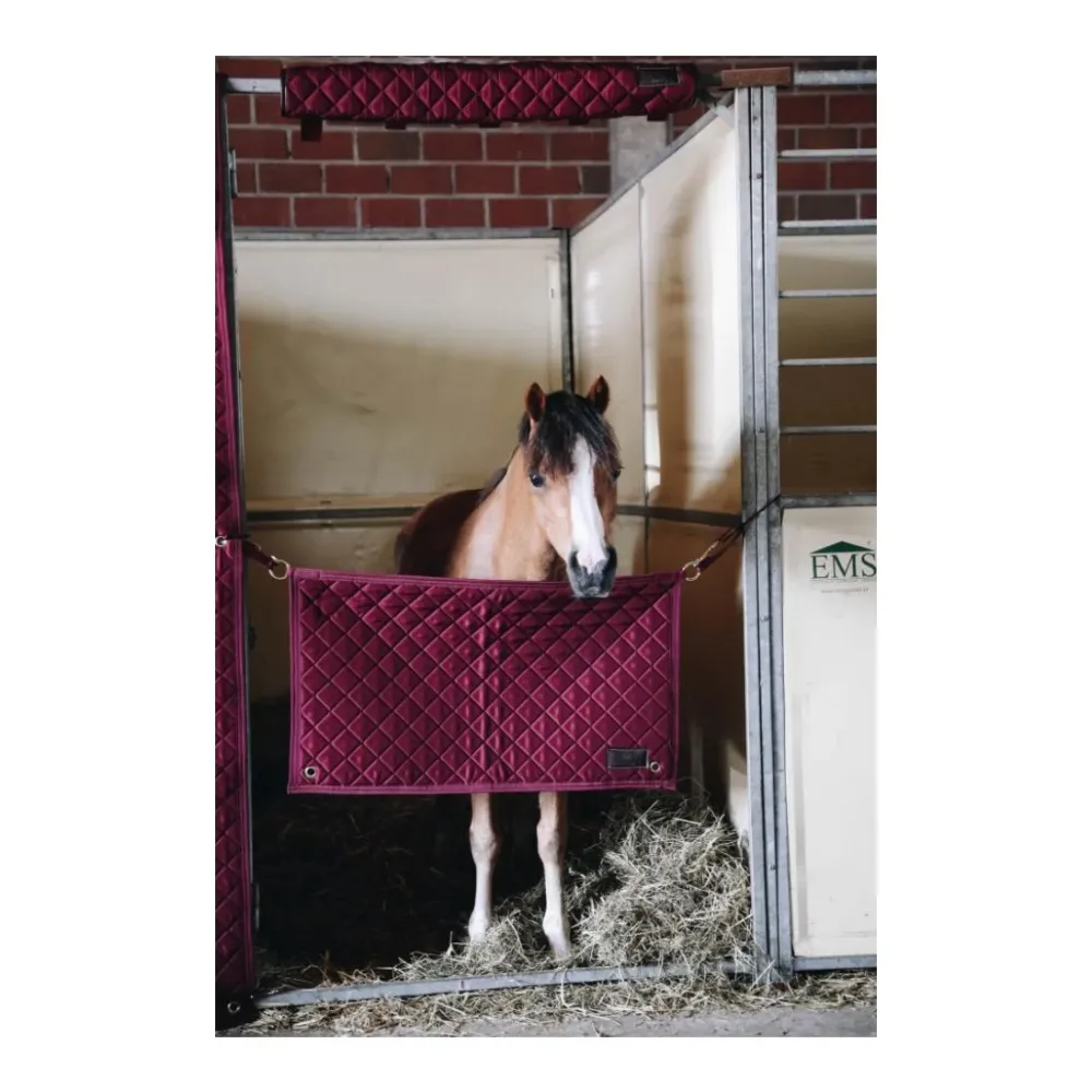 Kentucky Boxentürvorhang “Stable Guard” - bordeaux Farbe: Bordeaux, Grösse: One Size