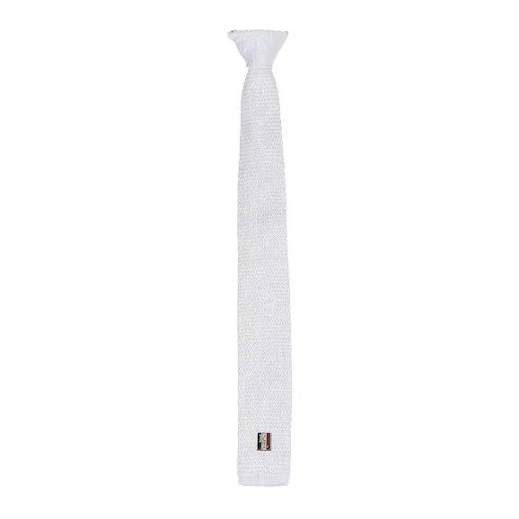 Kingsland Turnierkrawatte Classic mit Clip - weiss